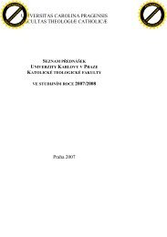 PDF - Katolická teologická fakulta - Univerzita Karlova