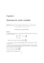 Problemas de extremos de dos variables