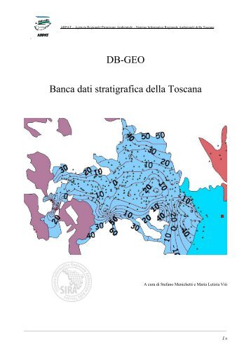 DB-GEO Banca dati stratigrafica della Toscana - SIRA - Arpat
