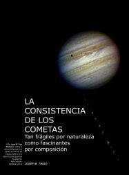 La consistencia de los cometas: tan frÃ¡giles por naturaleza como ...