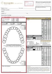 INCOGNITO lab order form (ca. 175 kB) - Lingualtechnik