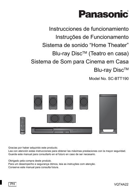 Blu-ray DiscTM (Teatro en cas - Panasonic