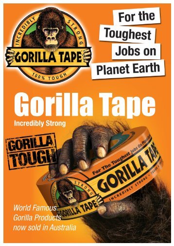 World Famous Gorilla Products now sold in Australia - Industrial and ...