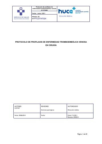 pt ptcotat024 protocolo de profilaxis de enfermedad tromboembÃ³lica ...