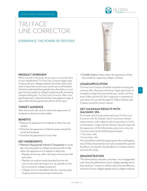 Product Information Page - Nu Skin Force for Good Foundation