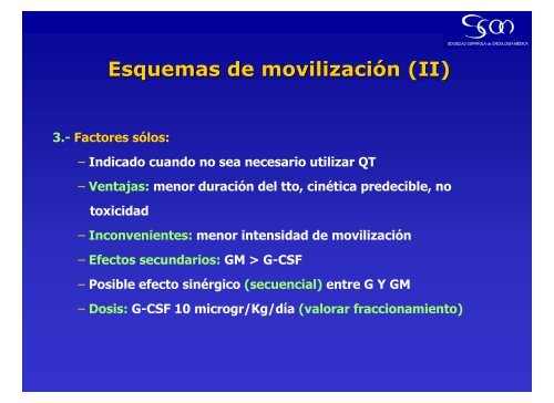 Utilidad de los factores estimulantes de colonias en Quimioterapia ...