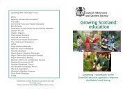 Leaflet - Scottish Allotments and Gardens Society