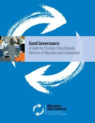 Good Governance: A Guide for Trustees, School Boards - OPSBA