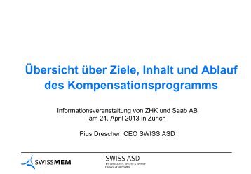 Pius Drescher, CEO SWISS ASD (pdf) - Saab