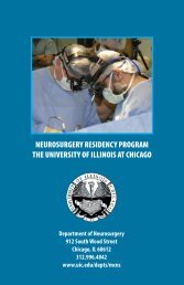 neurosurgery residency program the university of illinois at chicago