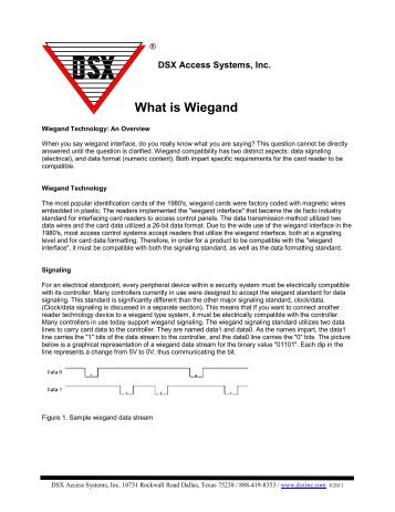 What is Wiegand - DSX Access Systems, Inc.