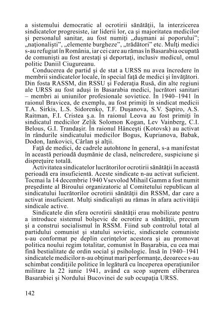 ISTORIA SINDICATULUI „SĂNĂTATEA” - Sindicatul "Sănătatea"