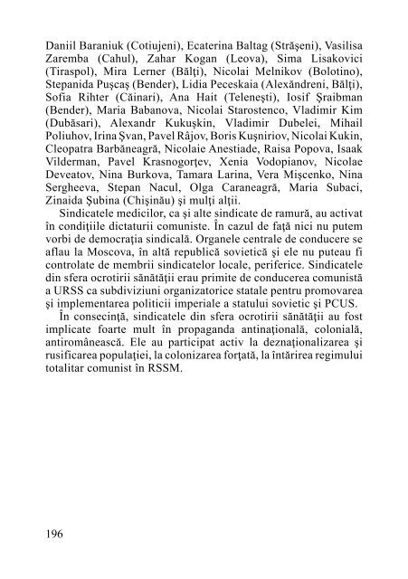 ISTORIA SINDICATULUI „SĂNĂTATEA” - Sindicatul "Sănătatea"