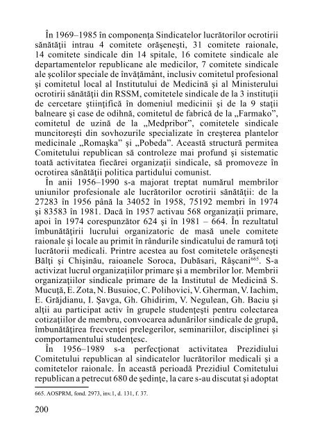 ISTORIA SINDICATULUI „SĂNĂTATEA” - Sindicatul "Sănătatea"