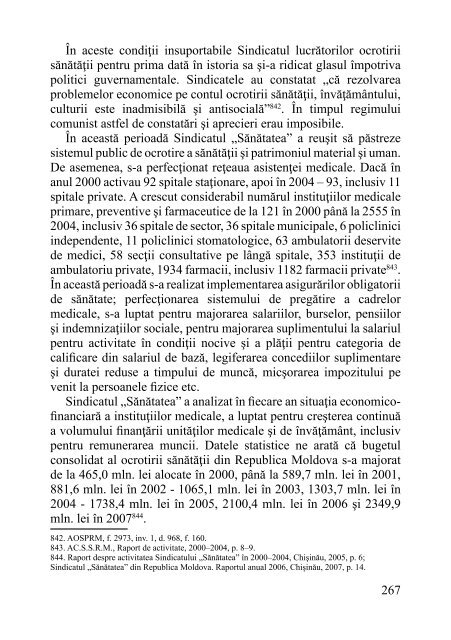 ISTORIA SINDICATULUI „SĂNĂTATEA” - Sindicatul "Sănătatea"