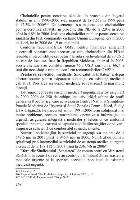 ISTORIA SINDICATULUI „SĂNĂTATEA” - Sindicatul "Sănătatea"