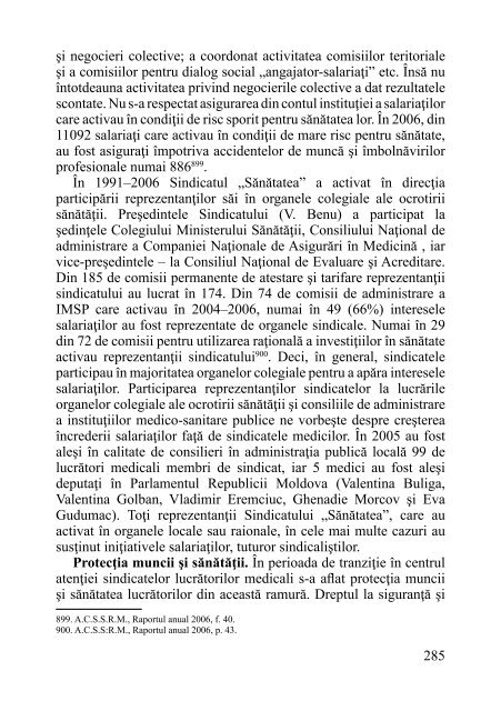 ISTORIA SINDICATULUI „SĂNĂTATEA” - Sindicatul "Sănătatea"