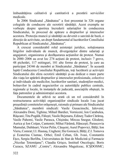 ISTORIA SINDICATULUI „SĂNĂTATEA” - Sindicatul "Sănătatea"