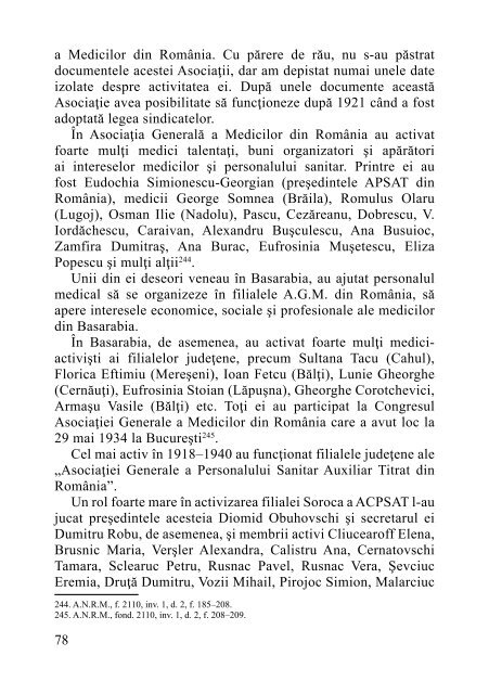 ISTORIA SINDICATULUI „SĂNĂTATEA” - Sindicatul "Sănătatea"