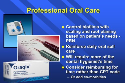 Conference PPT (5 MB) - Institute for Oral Health