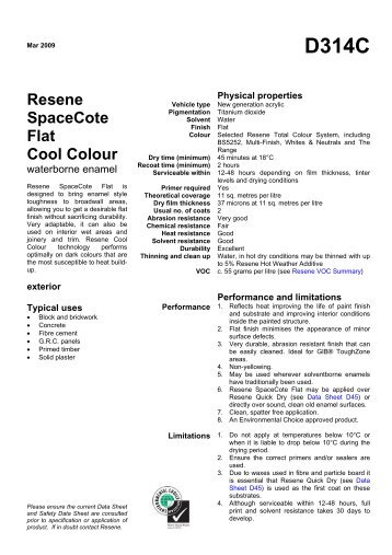 SpaceCote Flat CoolColour - Resene