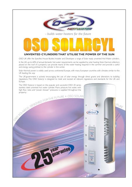 Oso Solarcyl cylinders