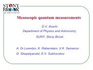 Mesoscopic quantum measurements