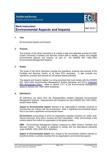 Aspect And Impact Register Iso 14001 Pdf Aspect And Impact Register Iso 14001 Pdf