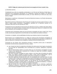 34/169. CÃ³digo de conducta para funcionarios ... - ILANUD