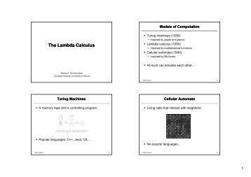 The Lambda Calculus