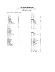Princeton Tournament Results - Eastern Collegiate Taekwondo ...