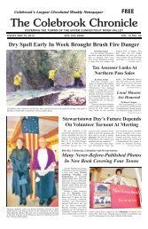 May 10, 2013 - Colebrook Chronicle