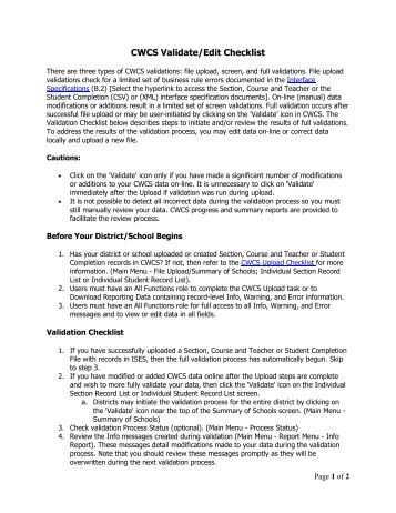 essay checklist