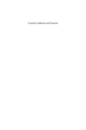 Contexts, Subtexts, and Pretexts.pdf