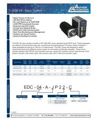 EDC-04 Servo Systems Spec Sheet.pdf - Anaheim Automation