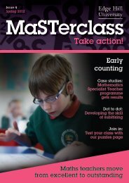 Masterclass: Take Action Issue 4 - Staffordshire Learning Net