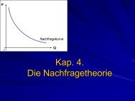 Mikro-Vorlesung 4 - Die Nachfragetheorie.pdf - Webgarden