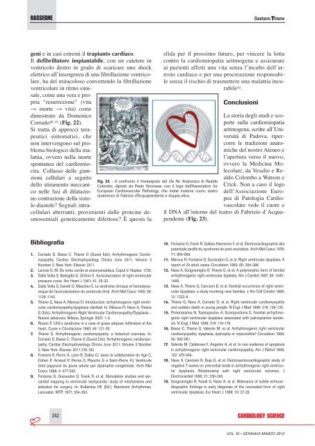 Cardiomiopatia aritmogena: dall'autopsia al topo transgenico. - sicoa