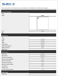 Compare Products Dimensions Performance Battery type - Suex