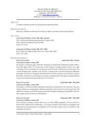 Resume - Electrical & Computer Engineering