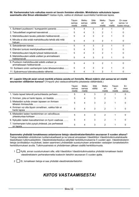 Kyselylomake 1 (PDF, suomenkielinen)