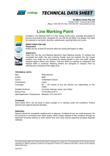 Line Marking Paint - Westernex