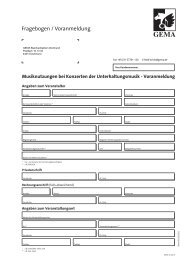 Fragebogen Voranmeldung