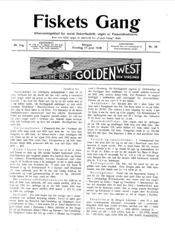 Fiskets Gang, nr 24, 1938