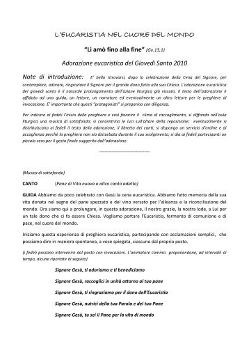 Scarica il documento - Diocesi di Andria