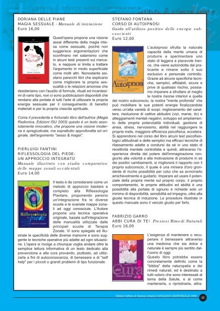 catalogo 2009.qxd - ISU Edizioni