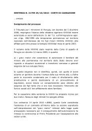 SENTENZA N. 21799 25/10/2010 - CORTE DI ... - Stranieri in Italia