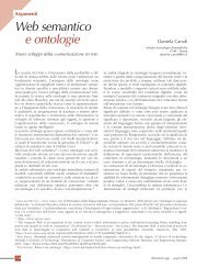 Web semantico e ontologie - Biblioteche oggi