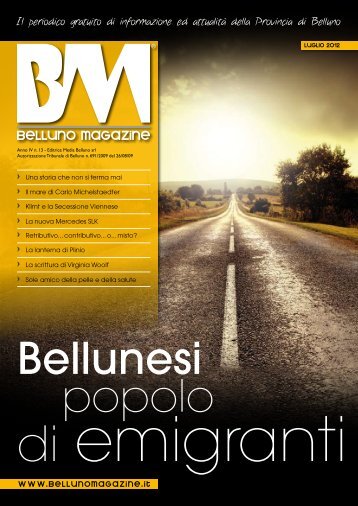 luglio 2012 - Belluno Magazine