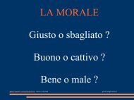 Morale - Universita degli studi di Ferrara